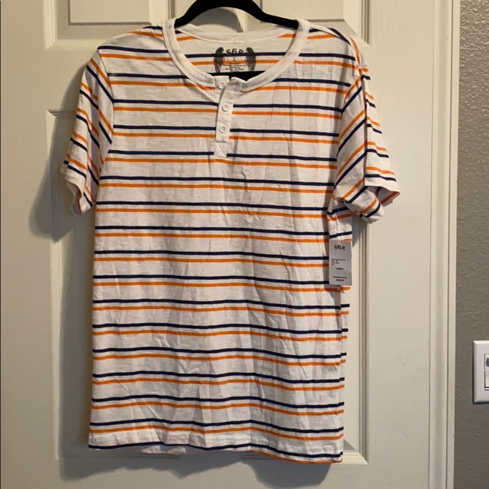 SGR striped short sleeve t-shirt
